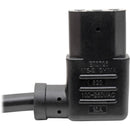 Tripp Lite Computer Power Cord NEMA 5-15P to Left-Angle C13 (6')