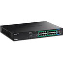 TRENDnet EdgeSmart TPE-TG182ES 16-Port Gigabit PoE+ Compliant Managed Network Switch