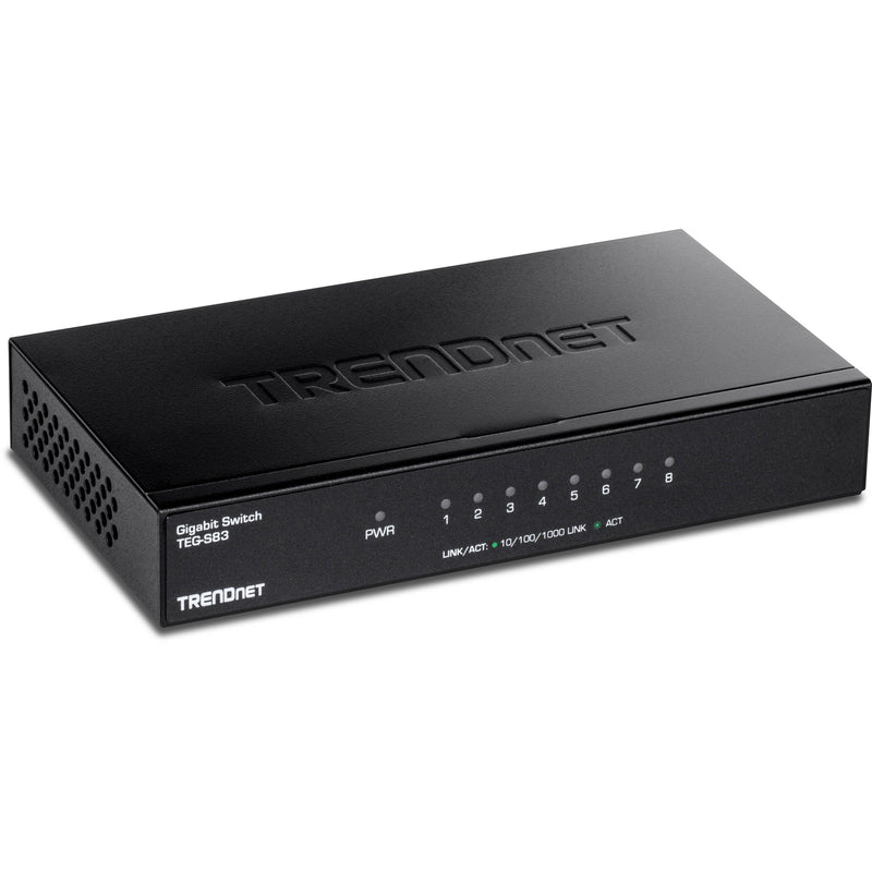 TRENDnet TEG-S83 8-Port Gigabit Network Switch
