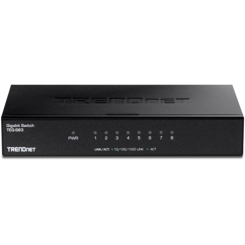 TRENDnet TEG-S83 8-Port Gigabit Network Switch