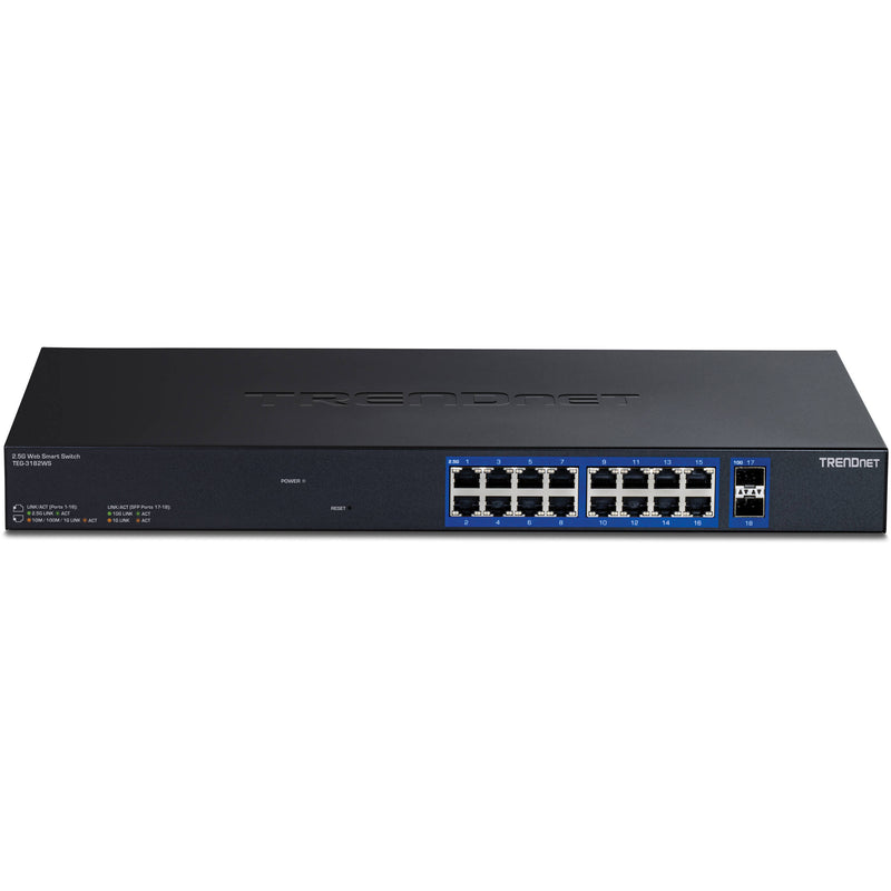 TRENDnet TEG-3182WS 16-Port 2.5G Managed Network Switch