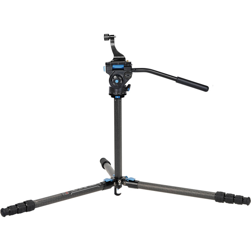 Sirui ST124 Carbon Fiber Tripod with VA-5X Fluid Head and BA-1 Binocular Adapter Kit