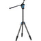 Sirui ST124 Carbon Fiber Tripod with VA-5X Fluid Head and BA-1 Binocular Adapter Kit