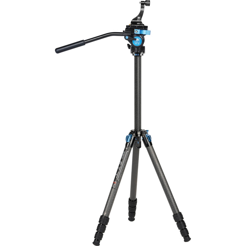 Sirui ST124 Carbon Fiber Tripod with VA-5X Fluid Head and BA-1 Binocular Adapter Kit
