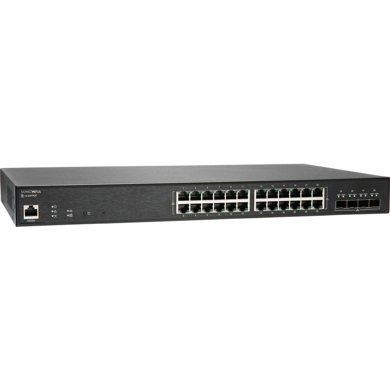 SonicWALL SWS14-24FPOE 24-Port Gigabit PoE+ Compliant Managed Network Switch