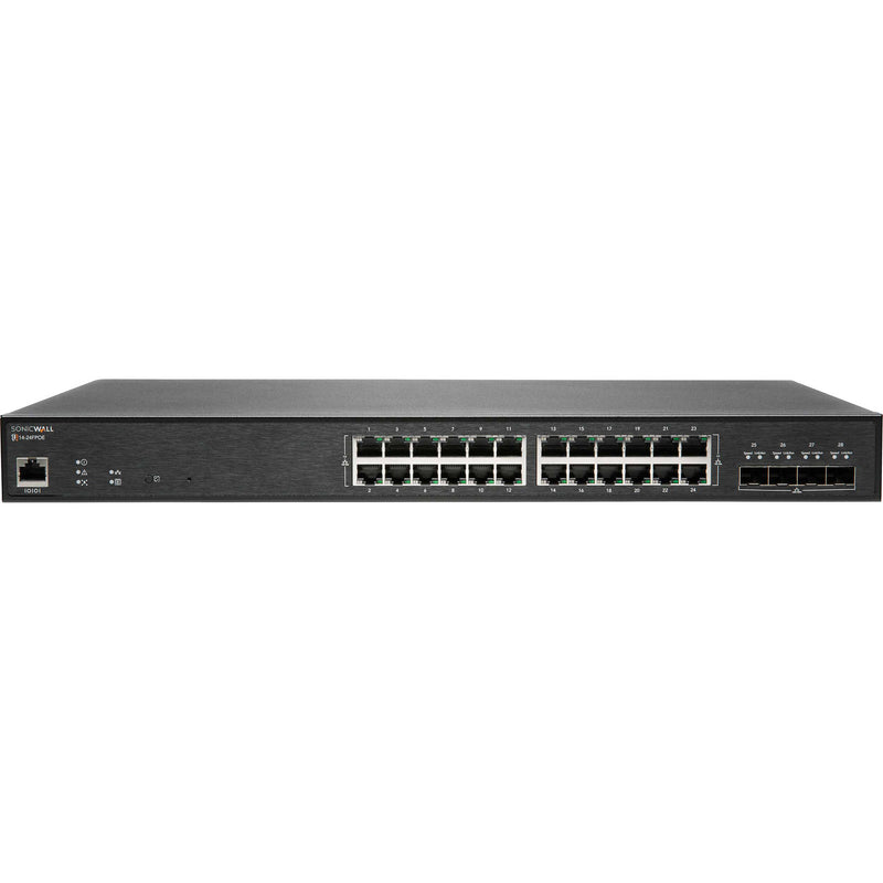 SonicWALL SWS14-24FPOE 24-Port Gigabit PoE+ Compliant Managed Network Switch