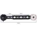 Niceyrig ARRI Rosette Extension Arm with NATO Rail