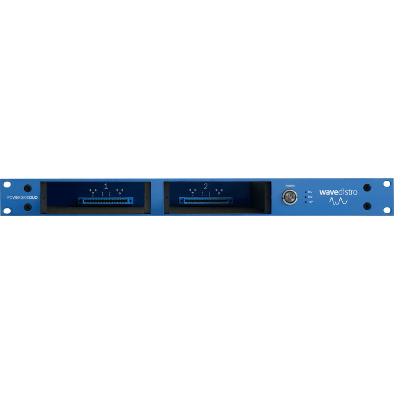 Wave Distro PowerGrid Duo Two-Slot 500-Series Horizontal Rack Chassis
