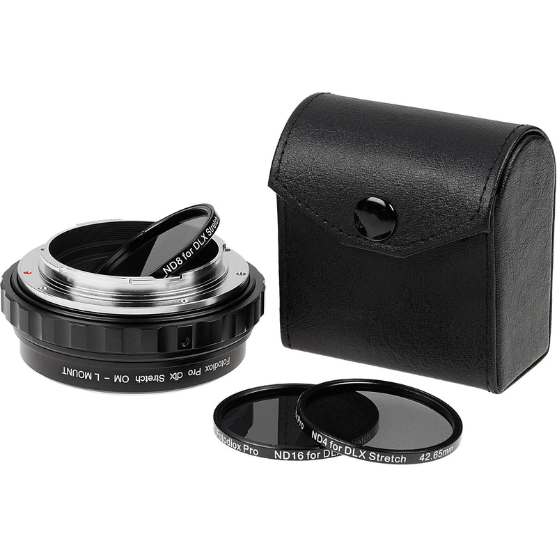 FotodioX DLX Stretch Adapter with ND Filter Set (Olympus OM to L-Mount)