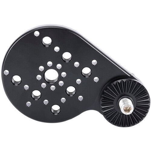 Niceyrig Video Tripod Side Plate with Rosette Mount (30T, M8 Thread)