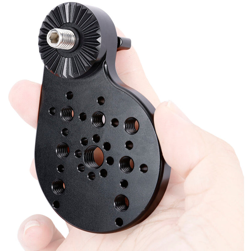 Niceyrig Video Tripod Side Plate with Rosette Mount (30T, M8 Thread)