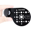Niceyrig Video Tripod Side Plate with Rosette Mount (30T, M8 Thread)