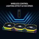 Lian Li 120mm UNI FAN SL Wireless ARGB Reverse Blade Case Fan (Black, 3-Pack)