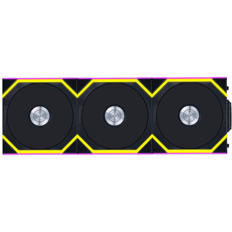 Lian Li 120mm UNI FAN SL Wireless ARGB Reverse Blade Case Fan (Black, 3-Pack)