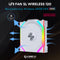 Lian Li 120mm UNI FAN SL Wireless ARGB Reverse Blade Case Fan (White, 3-Pack)