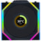 Lian Li 120mm UNI FAN SL Wireless LCD ARGB Reverse Blade Case Fan (Black)