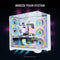 Lian Li 120mm UNI FAN SL Wireless LCD ARGB Reverse Blade Case Fan (White, 3-Pack)