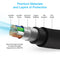 Naztech 30W USB-C PD Wall Charger with USB-C Cable (Black)