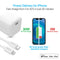Naztech 30W USB-C PD Wall Charger with MFi Lightning Cable (White)