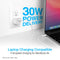 Naztech 30W USB-C PD Wall Charger with MFi Lightning Cable (White)