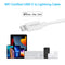 Naztech 30W USB-C PD Wall Charger with MFi Lightning Cable (White)