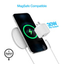 Naztech 30W USB-C PD Wall Charger with MFi Lightning Cable (White)