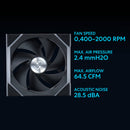 Lian Li 120mm UNI FAN SL Wireless ARGB Case Fan (Black)