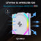 Lian Li 120mm UNI FAN SL Wireless ARGB Case Fan (White, 3-Pack)