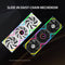 Lian Li 120mm UNI FAN SL Wireless LCD ARGB Case Fan (black, 3-Pack)
