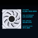 Lian Li 120mm UNI FAN SL Wireless LCD ARGB Case Fan (black, 3-Pack)