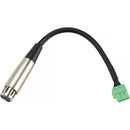 Pearstone AC-PHXFXF Female Phoenix to XLR Female Adapter Cable (9")