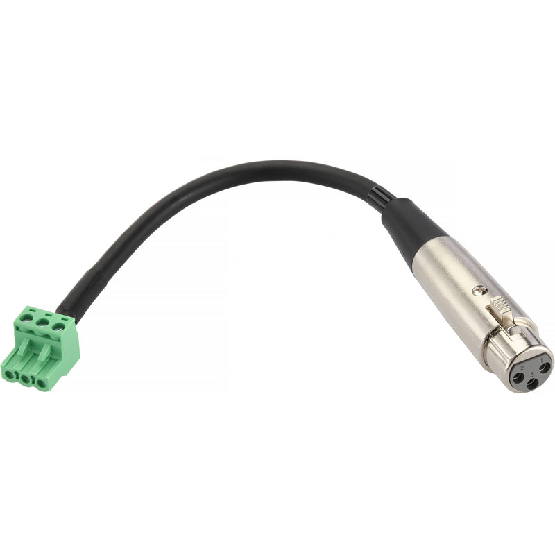 Pearstone AC-PHXFXF Female Phoenix to XLR Female Adapter Cable (9")
