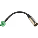 Pearstone AC-PHXFXM Female Phoenix to XLR Male Adapter Cable (9")