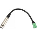 Pearstone AC-PHXMXF Male Phoenix to XLR Female Adapter Cable (9")