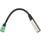 Pearstone AC-PHXMXM Male Phoenix to XLR Male Adapter Cable (9")