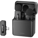BOYA BY-V30 2-Person Wireless Microphone System with USB-C Connector for Mobile Devices (2.4 GHz)