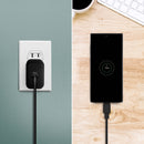Naztech 20W USB-C PD Wall Charger with USB-C Cable (Black)