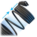 Naztech REcoil USB-C 100W Magnetic Braided Cable (Black, 6')