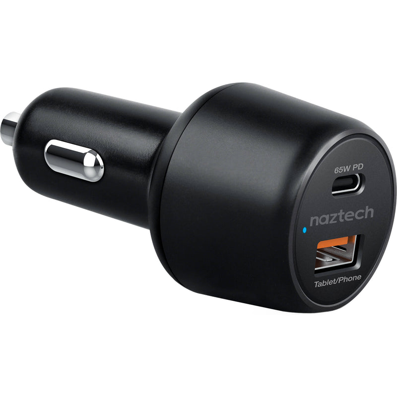 Naztech SpeedMax65 65W 2-Port USB Car Charger