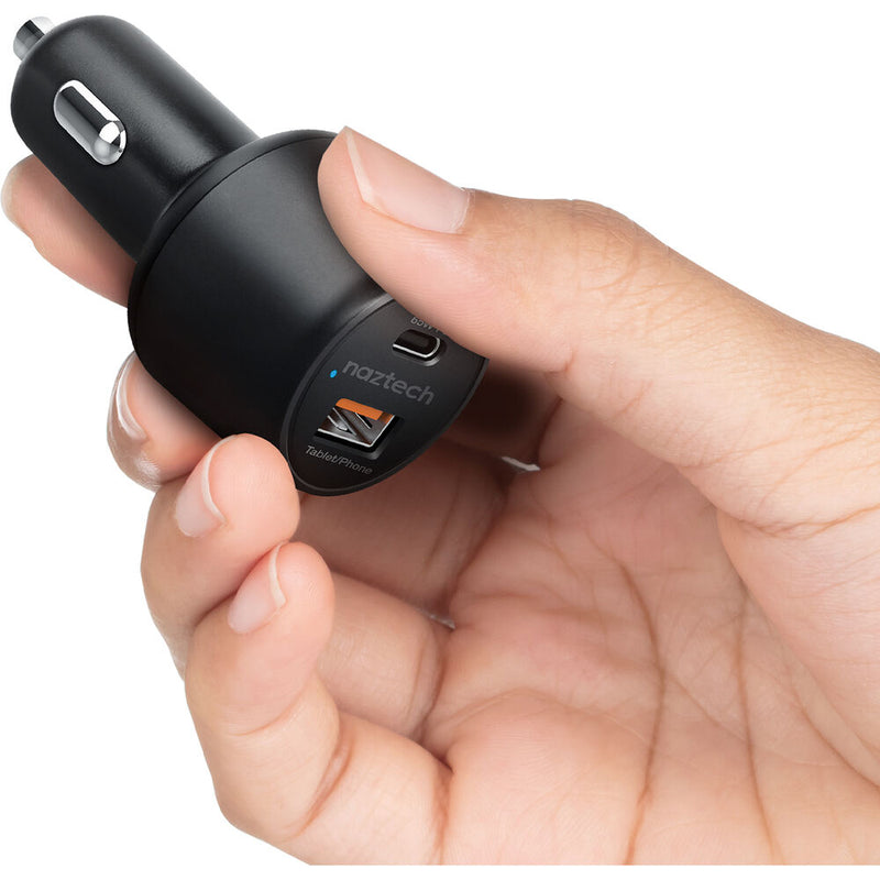 Naztech SpeedMax65 65W 2-Port USB Car Charger
