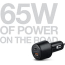 Naztech SpeedMax65 65W 2-Port USB Car Charger