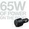 Naztech SpeedMax65 65W 2-Port USB Car Charger