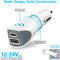 Naztech SpeedMax25 25W 2-Port USB Car Charger with Cable (White)