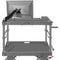 SHAPE Spring-Loaded Articulated Monitor Arm for Camera Cart