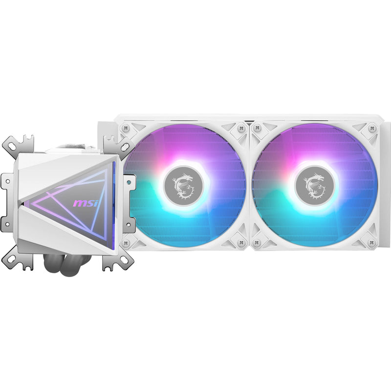 MSI MAG CORELIQUID I240 ARGB AIO Liquid CPU Cooler (White)