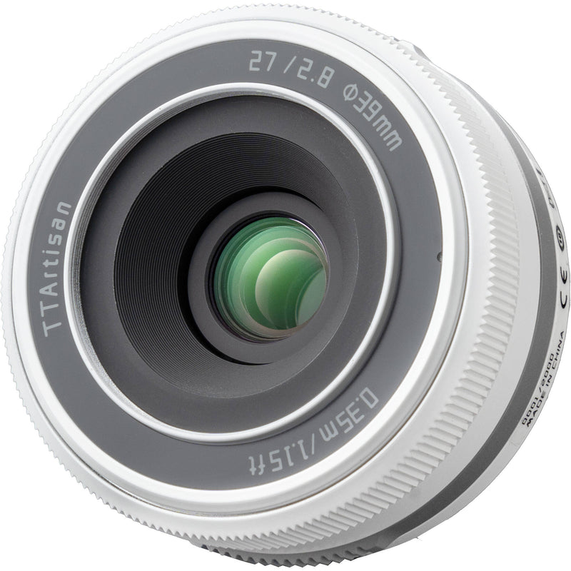 TTArtisan 27mm f/2.8 Lens (FUJIFILM X, Polar White)
