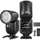 Neewer Z2-N TTL Round Head Flash Speedlite for Nikon (Battery Kit)