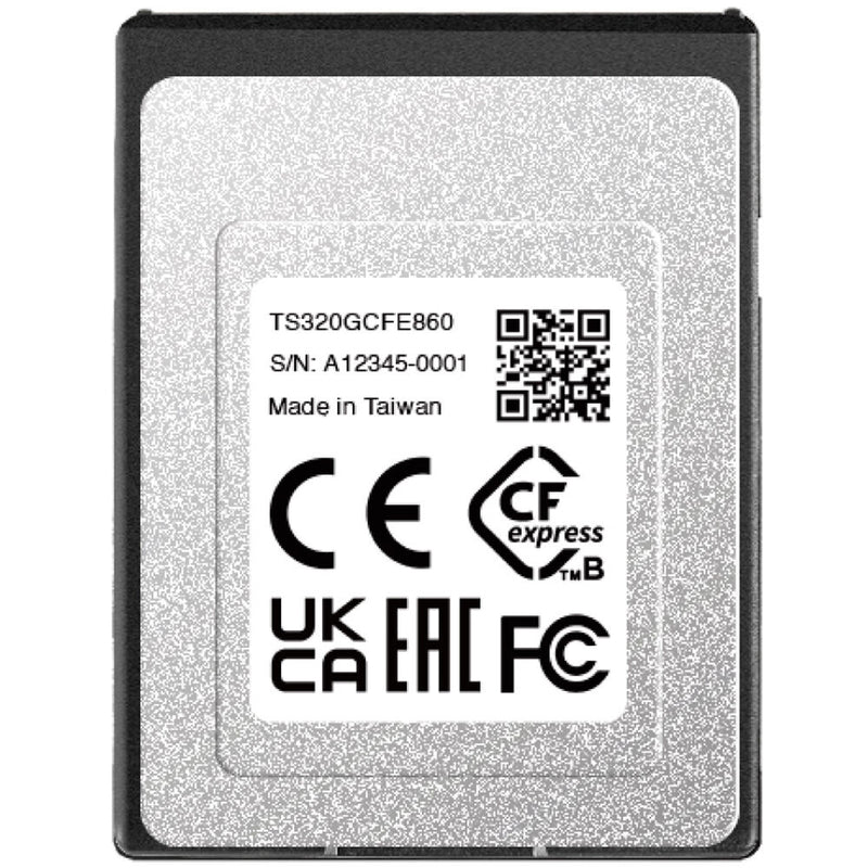 Transcend 320GB CFexpress 860 Type B Memory Card
