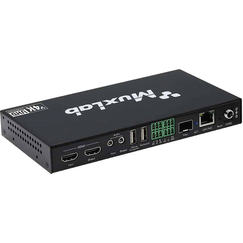 MuxLab KVM Over IP PoE Workstation Transceiver 4K/30