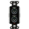 RDL Wall-Mounted Mic/Line Dante Interface 0 X 2 (Black)